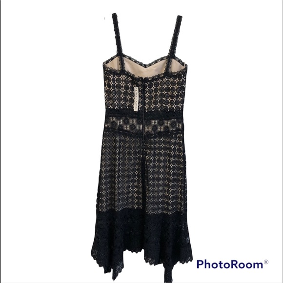 Alice + Olivia Black Lace Tamica Dress‎ NWT Sz. 8 - Picture 5 of 13